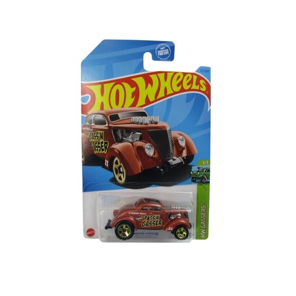 Mattel Hotwheels PASS'N GASSERS 1:64 Scale Diecast Small Toy Car Kids - Brown - Picture 1 of 5